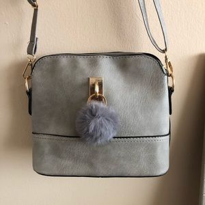 Grey convertible mini bag